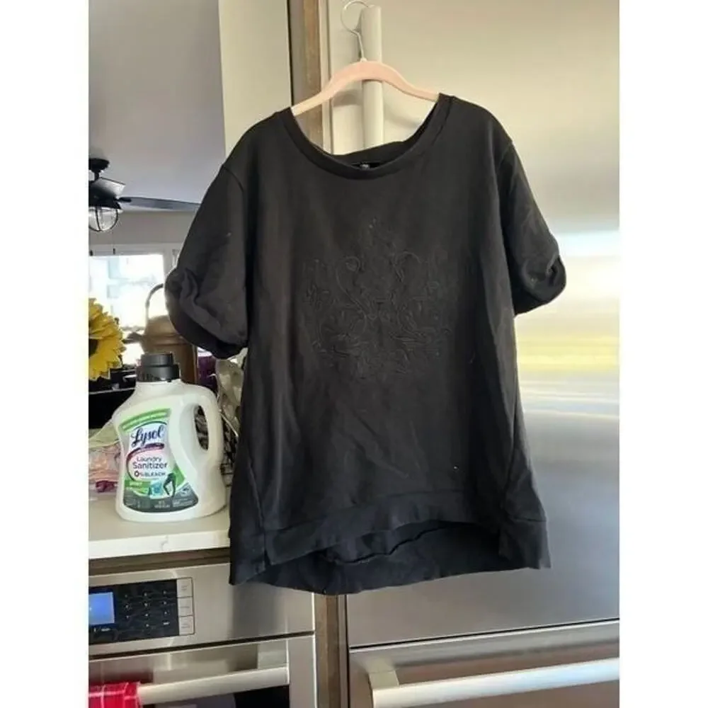 Mossimo Black tunic sweatshirt top XXL